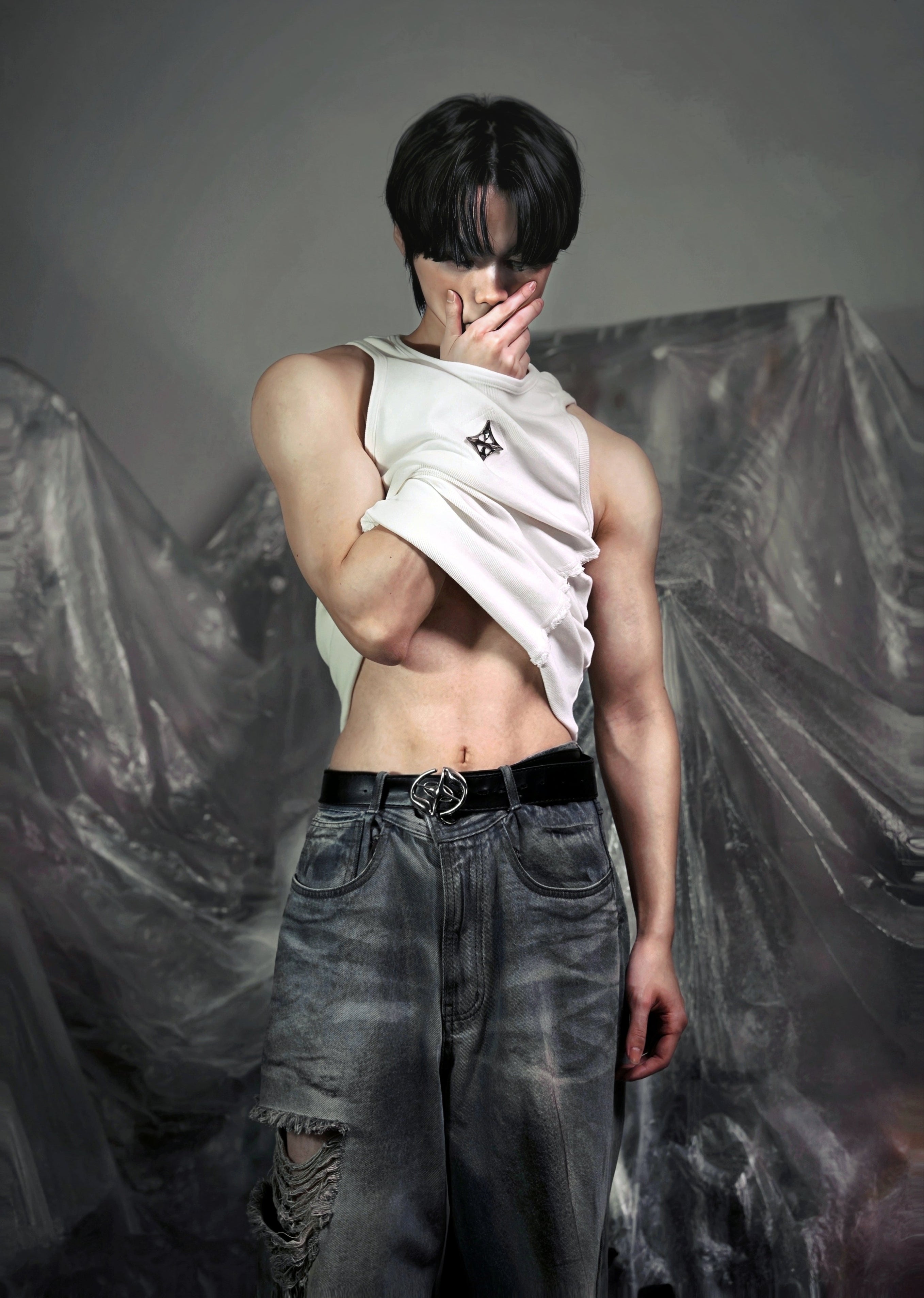 BLR LOGO 做破背心